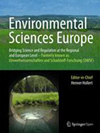 Environmental Sciences Europe雜志封面